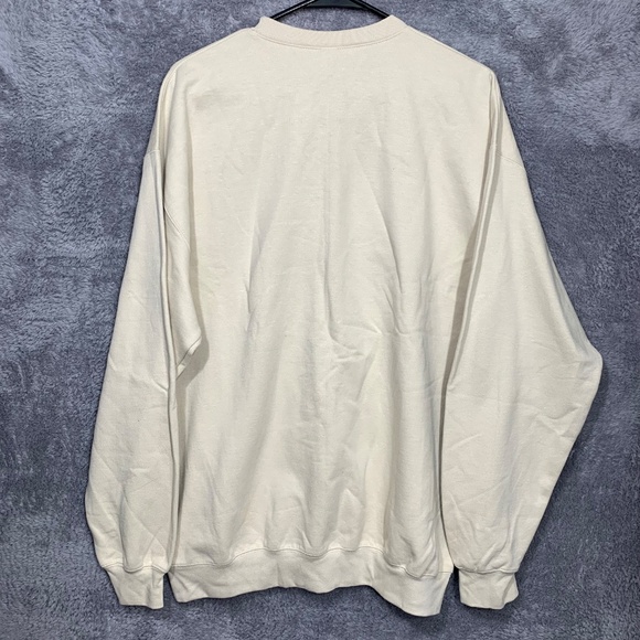 Gildan Softstyle Salem Halloween Sweatshirt Beige Large Cauldron Witch Moon Unis - Picture 7 of 7